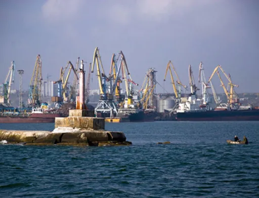 Перевалка вантажів в українських портах в Азовському морі з 2014 року впала на 50-70%