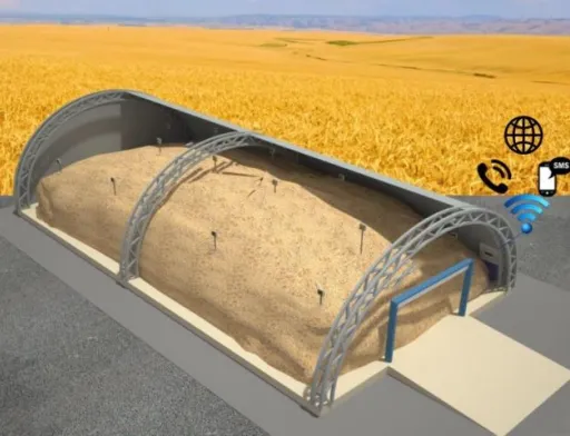 Українці розробляють унікальну автоматичну систему контролю температури на зерноскладах