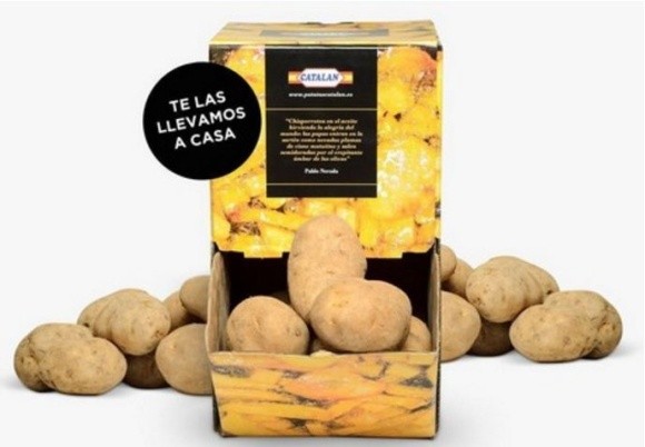 В Испании вывели на рынок оригинальную упаковку для картофеля фото, иллюстрация