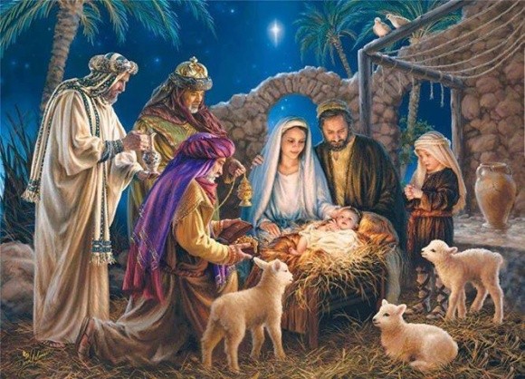 Вітаємо з Різдвом Христовим! фото, ілюстрація