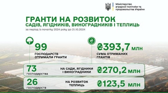 З початку року аграрії отримали майже 400 млн грн на розвиток садівництва фото, ілюстрація