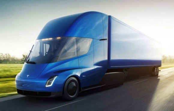 Першими замовниками електровантажівки Tesla Semi стали харчові компанії фото, ілюстрація