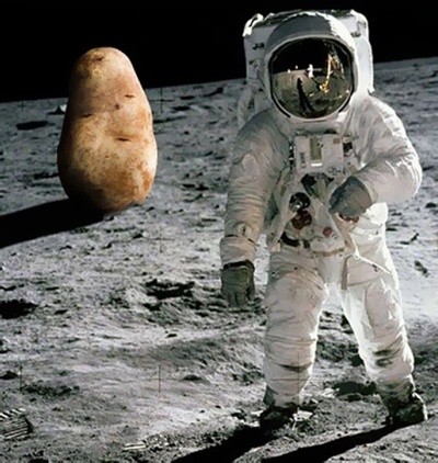 Китайці збираються вирощувати картоплю на зворотному боці Місяця фото, ілюстрація