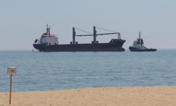 Експорт зерна з чорноморських портів не зупиняється фото, ілюстрація