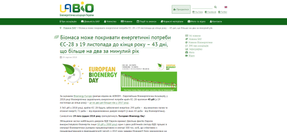  Біомаса покриє енергетичні потреби ЄС-28 з 19 листопада до кінця року  фото, ілюстрація