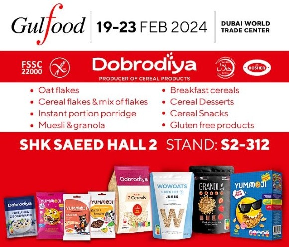 Продукція «Добродія Фудз» їде на міжнародну виставку  продуктів харчування Gulfood 2024 фото, ілюстрація