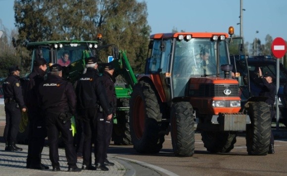 Фермери заблокували дороги в Іспанії через низькі ціни на овочі та фрукти фото, ілюстрація