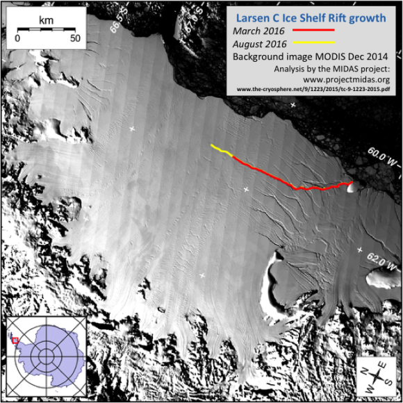 В Антарктиді скоро відвалиться найбільший льодовик. Наслідки непередбачувані фото, ілюстрація