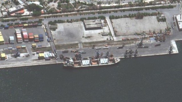 Російський корабель з краденим українським зерном виявили в Сирії фото, ілюстрація