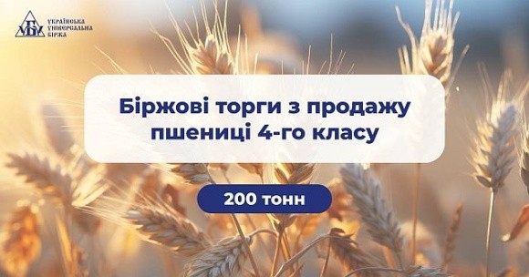 На біржових торгах продають 200 тонн пшениці фото, ілюстрація