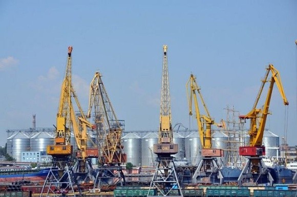 В одеських портах елеватори не приймають зерно фото, ілюстрація