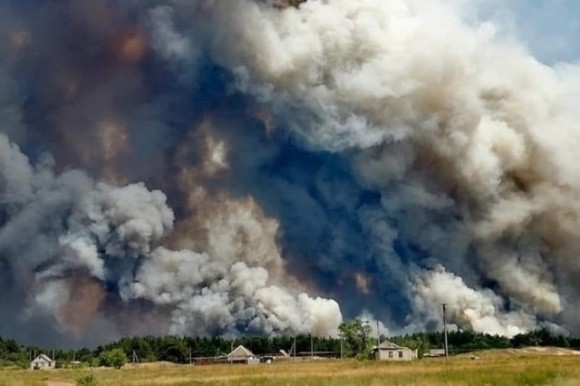 Масштабні пожежі на Луганщині спровокував фермер, який не хотів переорювати землю фото, ілюстрація