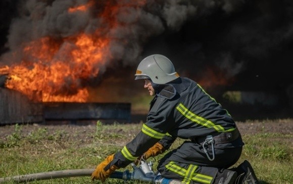В Одеській області ліквідували пожежу на зернових складах  фото, ілюстрація