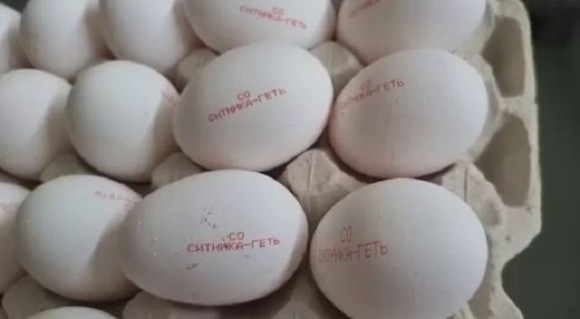 Агрохолдинг «Укрлендфармінг» привітає директора НАБУ мільярдом яєць з написом «Ситника геть» фото, ілюстрація