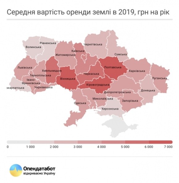 Ціна не зростала три роки: скільки коштує оренда української землі й де вона найдорожча фото, ілюстрація