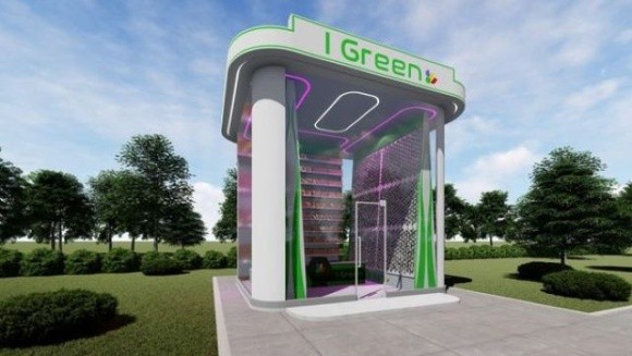 Тернопільська компанія розробила високотехнологічну вертикальну теплицю для вирощування зелені фото, ілюстрація