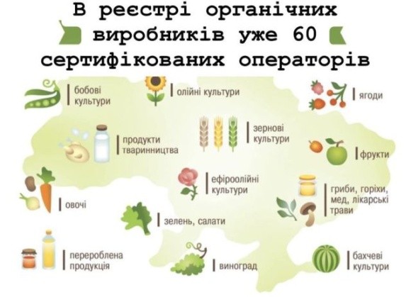 В Україні збільшилась кількість сертифікованих виробників органічної продукції фото, ілюстрація
