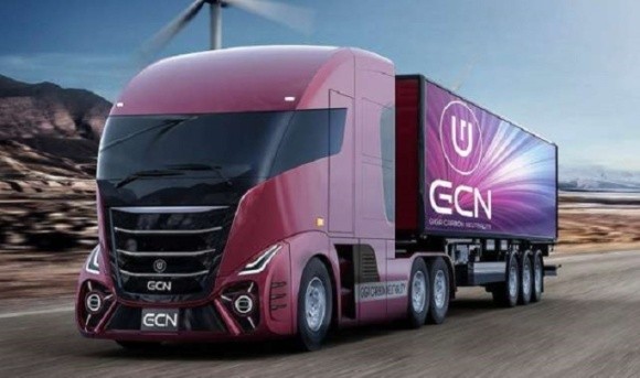  Китайцы представили новый грузовик на водородных топливных элементах фото, иллюстрация