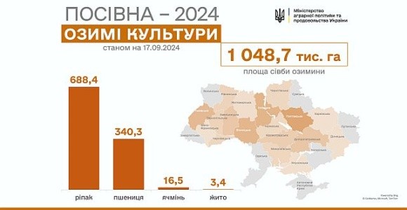 Осіння посівна-2024: вже засіяли понад мільйон гектарів фото, ілюстрація