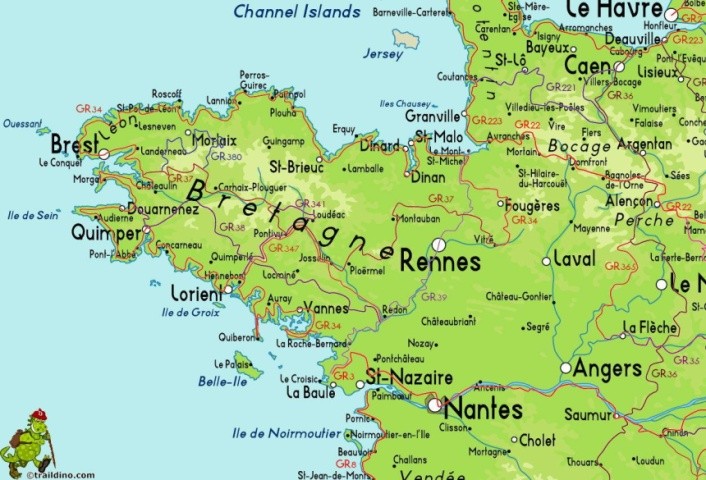Бретань - регіон розташований на північному заході Франції на півострові, омивається хвилями Біскайської затоки і протоки Ла-Манш