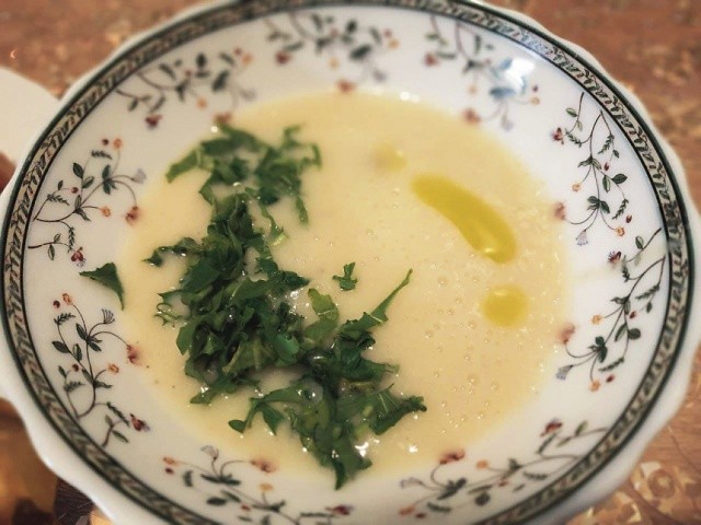 Крем-суп із топінамбуру
