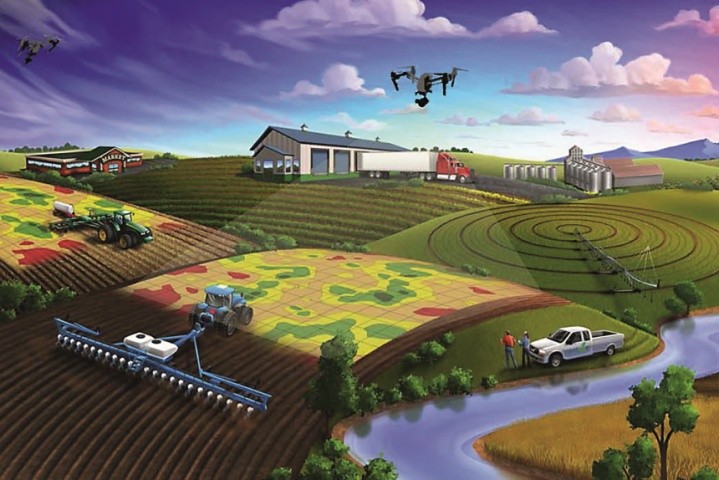 Обстежувати поля можна за допомогою дронів, супутників, метеостанцій тощо, при цьому не потрібно виїжджати на посіви