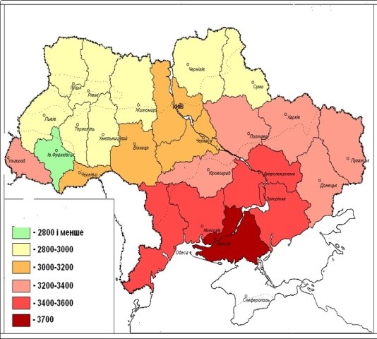 З 2006 року спостерігається збільшення те збільшення теплових ресурсів на 200…400 °С, в Україні з’являється зона субтропічного землеробства