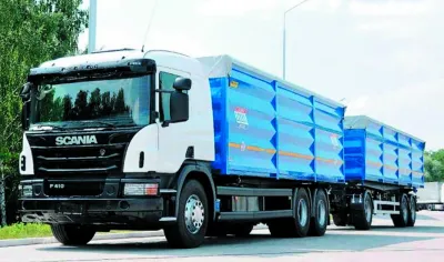 Зерновий автопотяг від Scania