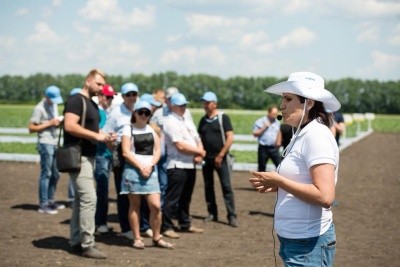 День поля на Полтавщині 5 червня 2018 р., майстер-клас з захисту насіння