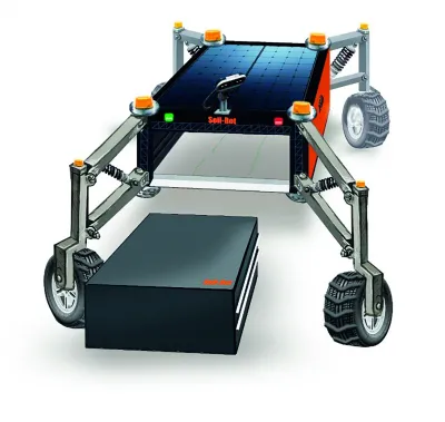 Комп’ютерна  модель робота Soil Bot від компанії Winstars technology