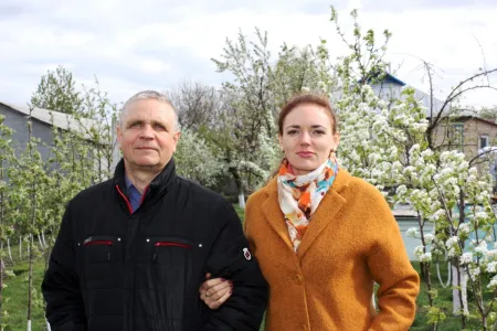 Родина Лановенків - Микола Васильович і Валентина