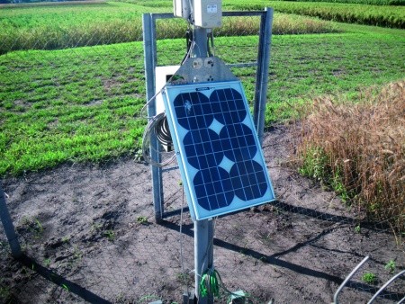 Приклад комплектації професійної метеостанції сонячною батареєю
