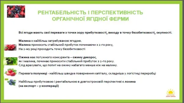 Слад из доклада Елены Дейнеко на конференции "Миллион с гектара"